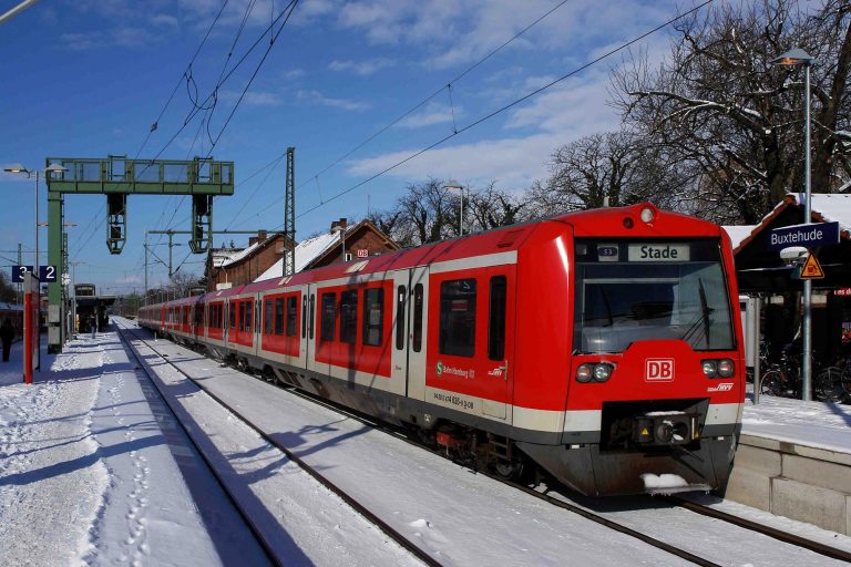 Die S-Bahn Hamburg im Winter