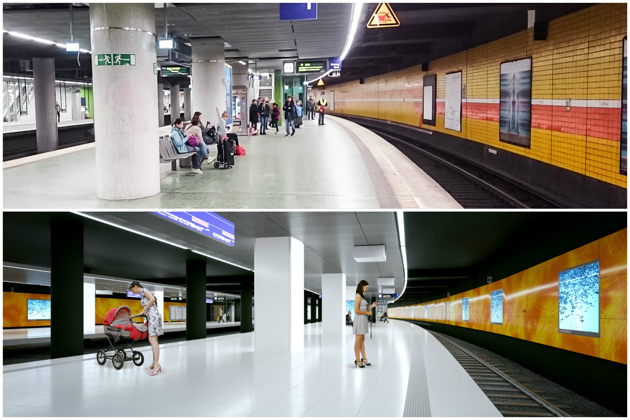 Modernisierungen an den Tunnelstationen ein Update S