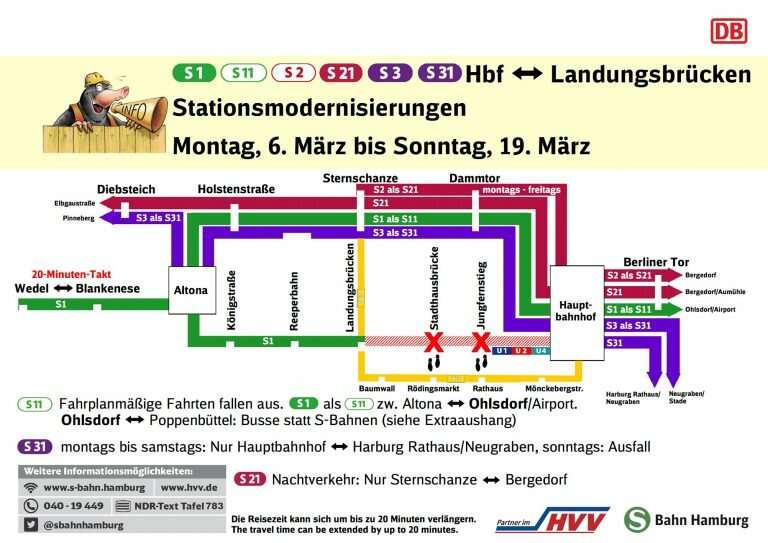 Große Modernisierungsmaßnahmen – Diese Linien sind betroffen