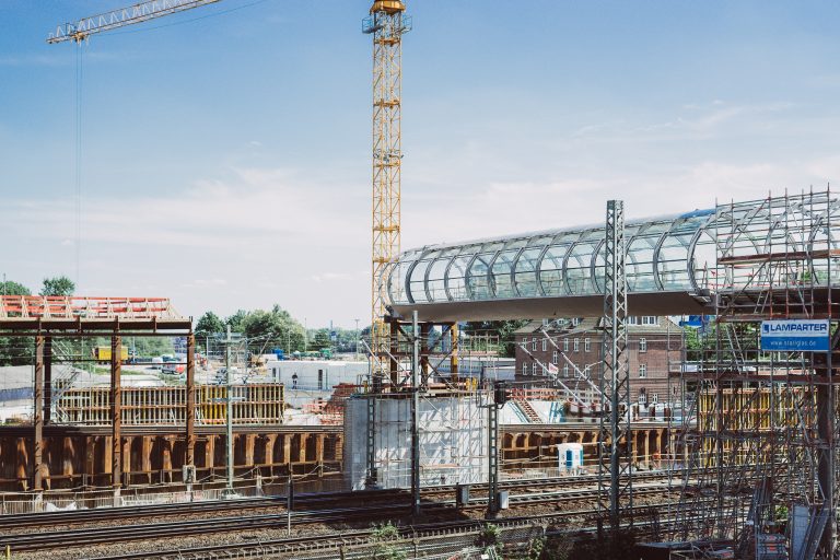 Neue Station Elbbrücken: aktueller Baustatus