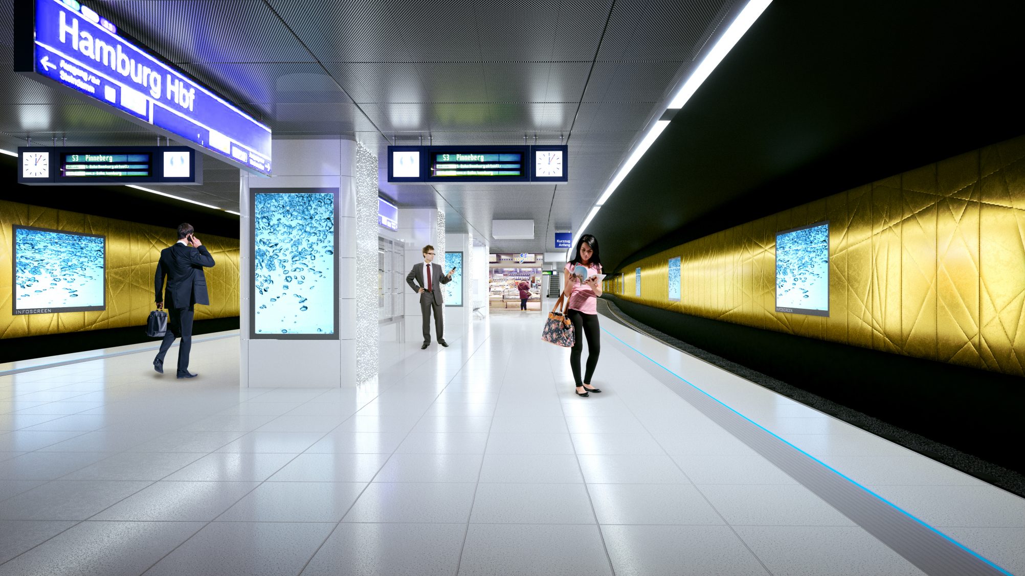 Modernisierung der Tunnelstationen Start am Hauptbahnhof