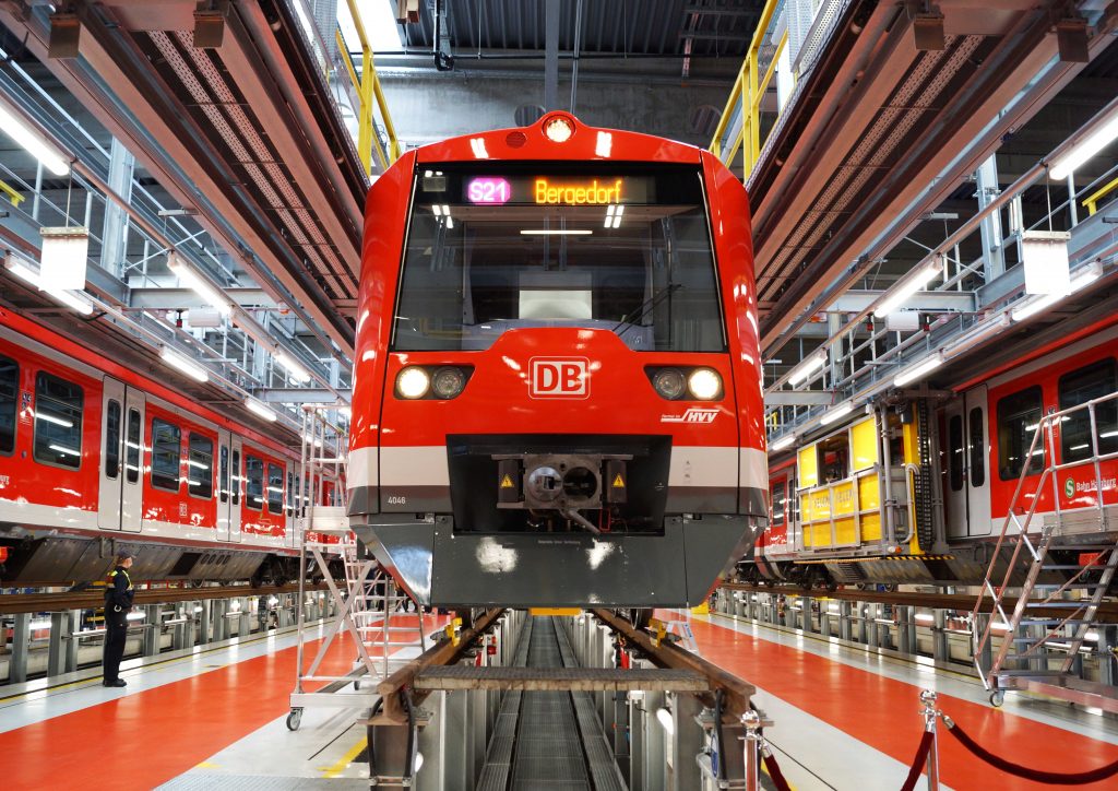 Die erste Digitale S-Bahn ist technisch umgerüstet und steht in unserem Werk in Stellingen