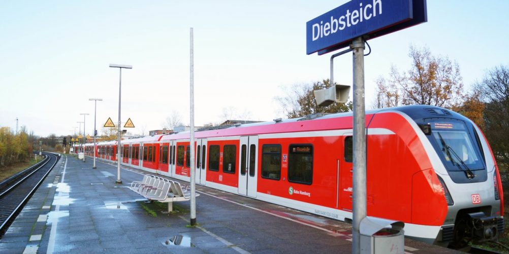Die S-Bahnstation Diebsteich bekommt einen neuen Bahnsteig