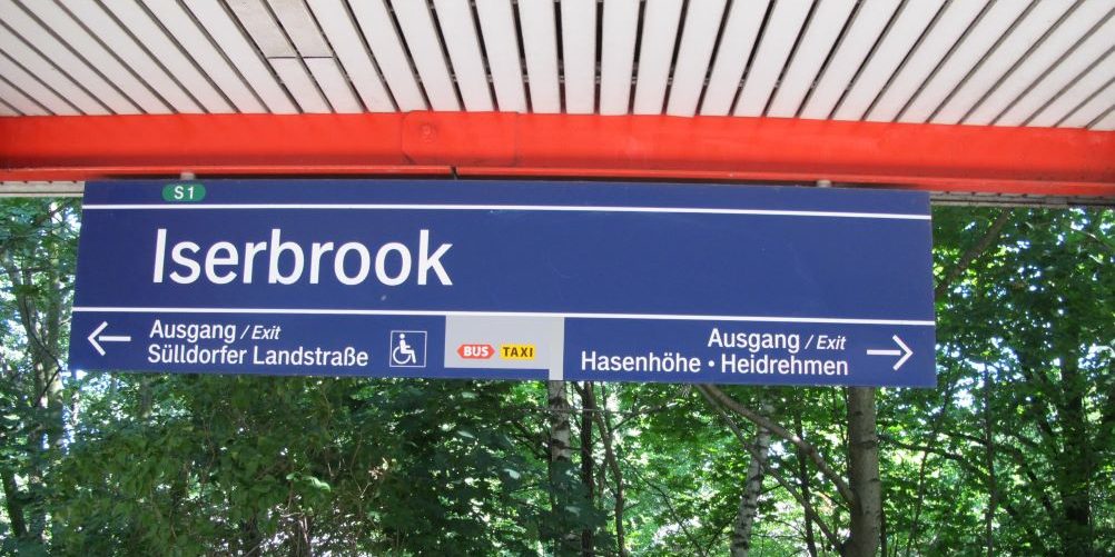 Die S-Bahnstation Iserbrook wird modern