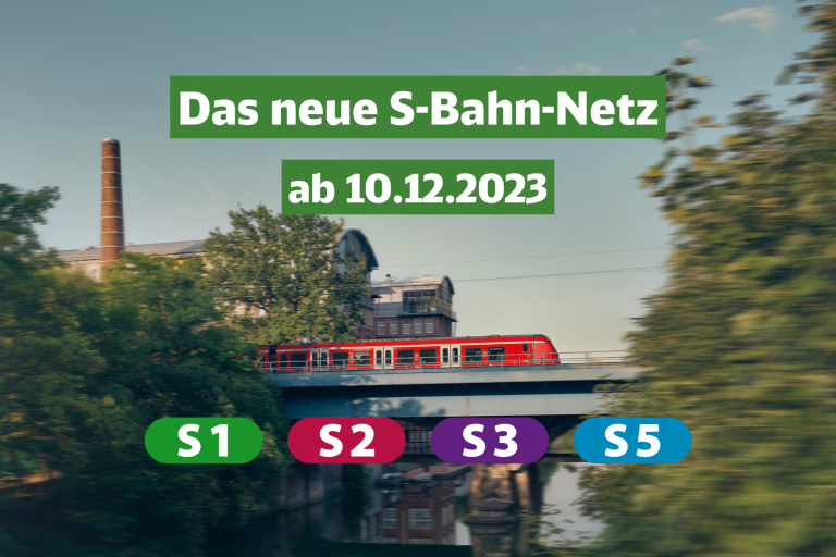 Das neue S-Bahn-Netz der S-bahn Hamburg. Los geht's am 10. Dezember 2023.