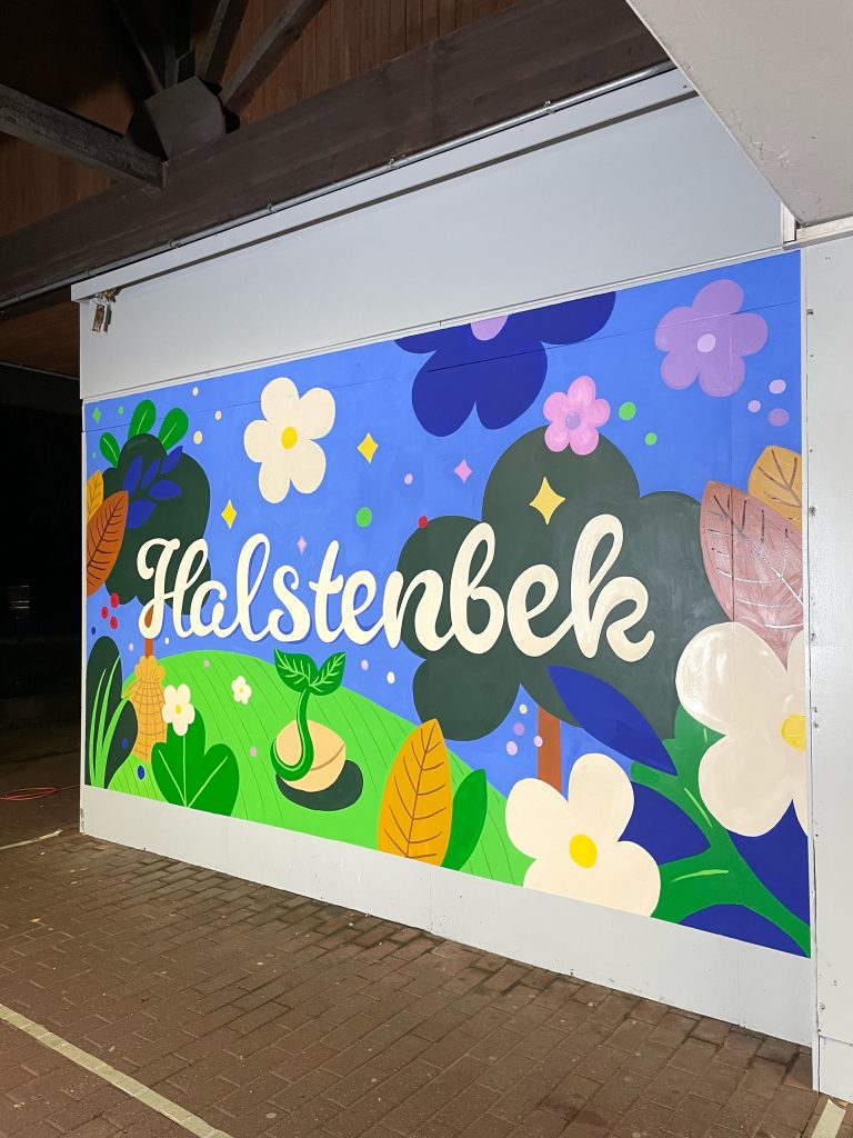 Station & Kunst: S-Bahn-Station Halstenbek bekommt ein Wandbild
