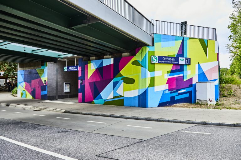 Urbane Kunst an der neuen Station Ottensen