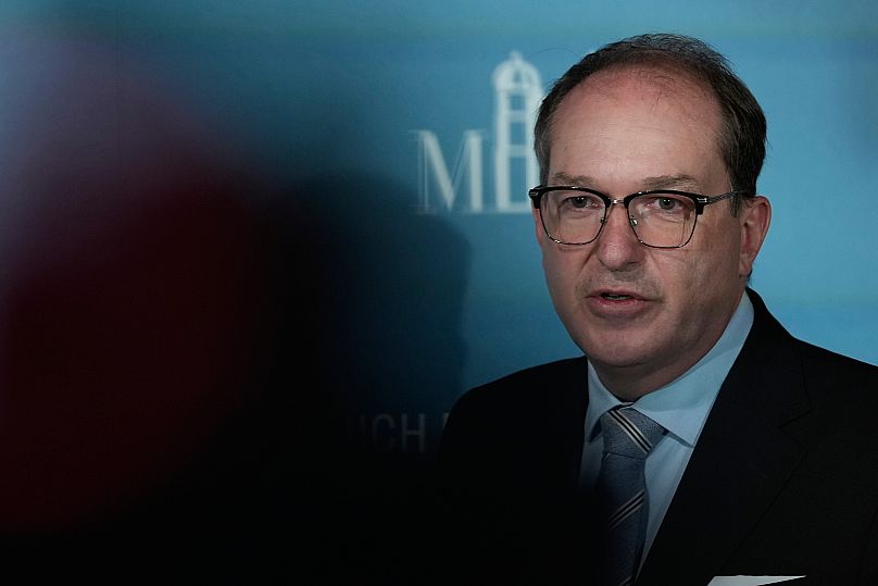 Minister of the Interior Alexander Dobrindt (CSU) in Munich on 4 October 2025