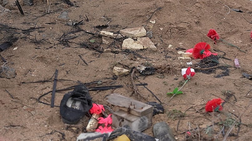 The embraer crash site a year later