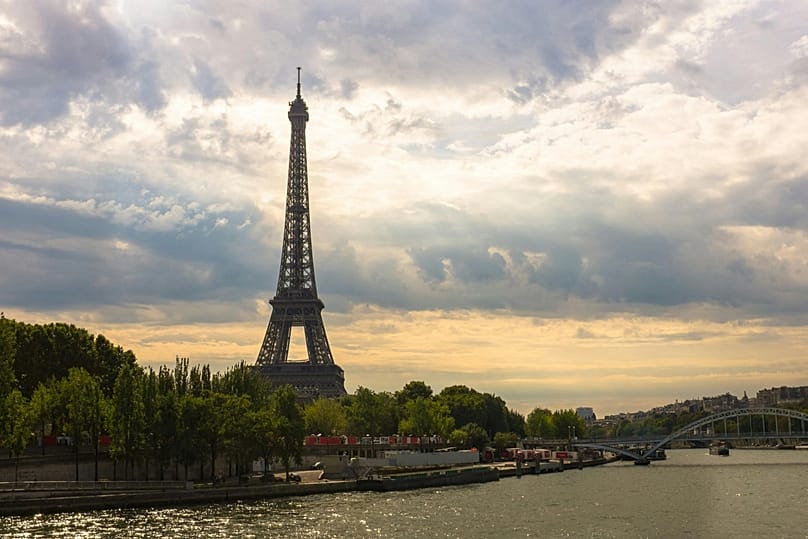 A view of the Eiffel Tower in Paris