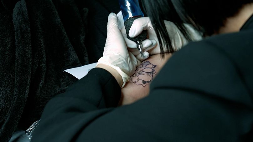 Tattoo made by artist Gui He.