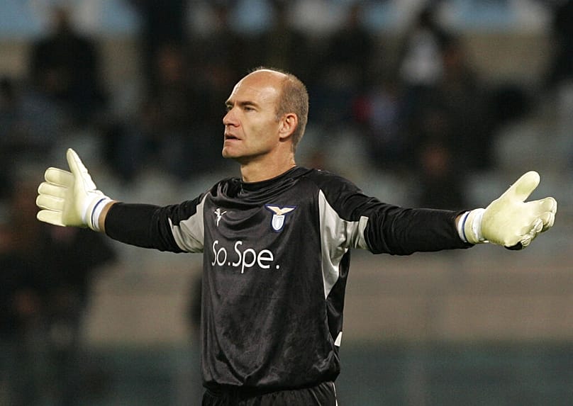 Lazio's goalkeeper Marco Ballotta during the Italian Serie A match between Lazio and Fiorentina at Rome's Olympic stadium, 3 November 2007