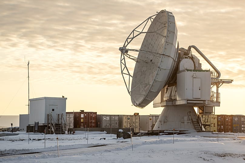 Pituffik Space Base in northern Greenland, 4 October, 2023