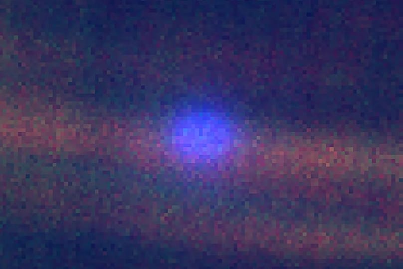Interstellar comet 3I/ATLAS captured by NASA's Europa Clipper spacecraft, 6 November 2025.