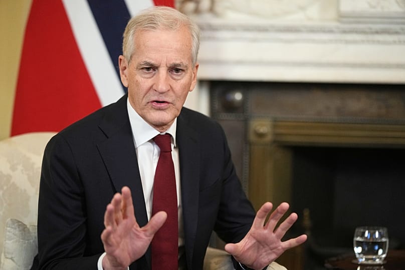 The Prime Minister of Norway Jonas Gahr Støre speaks in London, 4 December, 2025