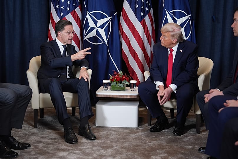 US President Donald Trump meets with NATO Secretary General Mark Rutte in Davos, 21 January, 2026