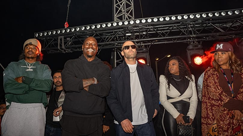 Fast and Furious: Tyrese Gibson and Jason Statham were among the guests of honour at FuelFest Qatar