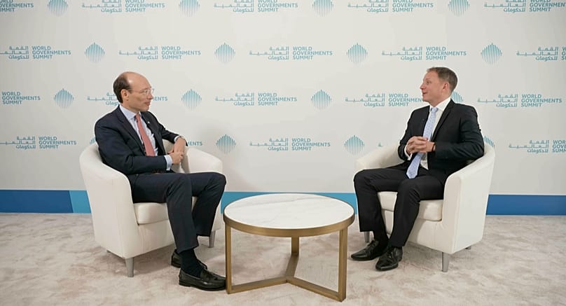 CEO of Scandinavian Airlines Anko van der Werff speaks to Euronews on the margins of the WGS in 2026.