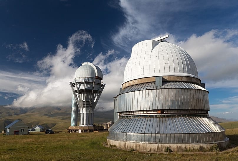 Fesenkov Astrophysical Institute’s astronomical observatory on the Assy-Turgen plateau in the Almaty mountains.