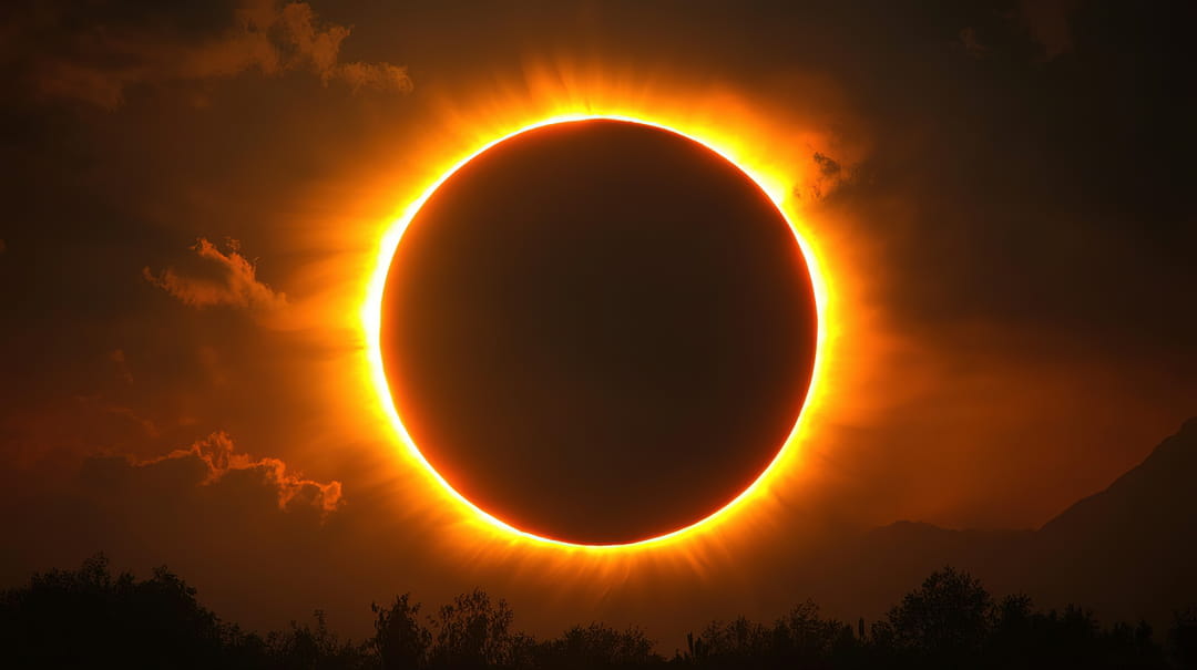 Korona während der totalen Sonnenfinsternis am 2. August 2027