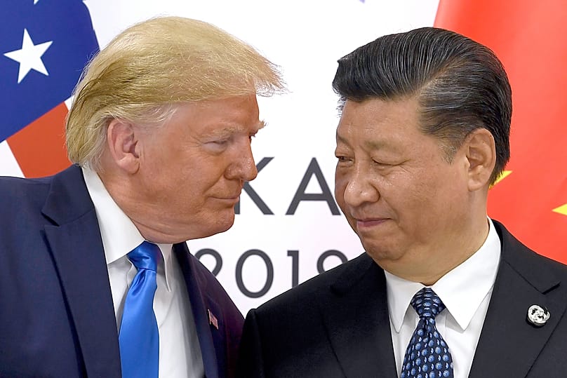 Donald Trump and Xi Jinping.