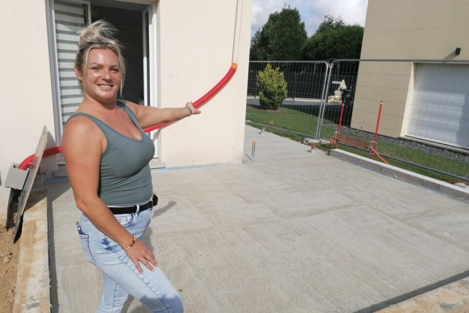 Baustelle der barrierefreien Hauserweiterung für Aaron