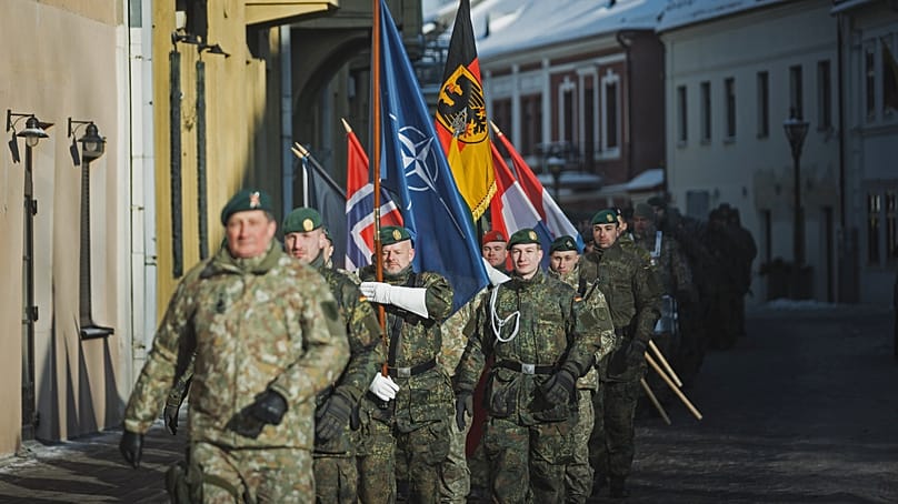 Transfer of command of the Multinational Battlegroup Lithuania to Battletank Brigade 45