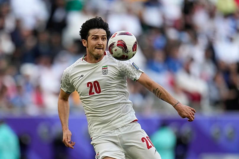 Iranian striker Sardar Azmoun
