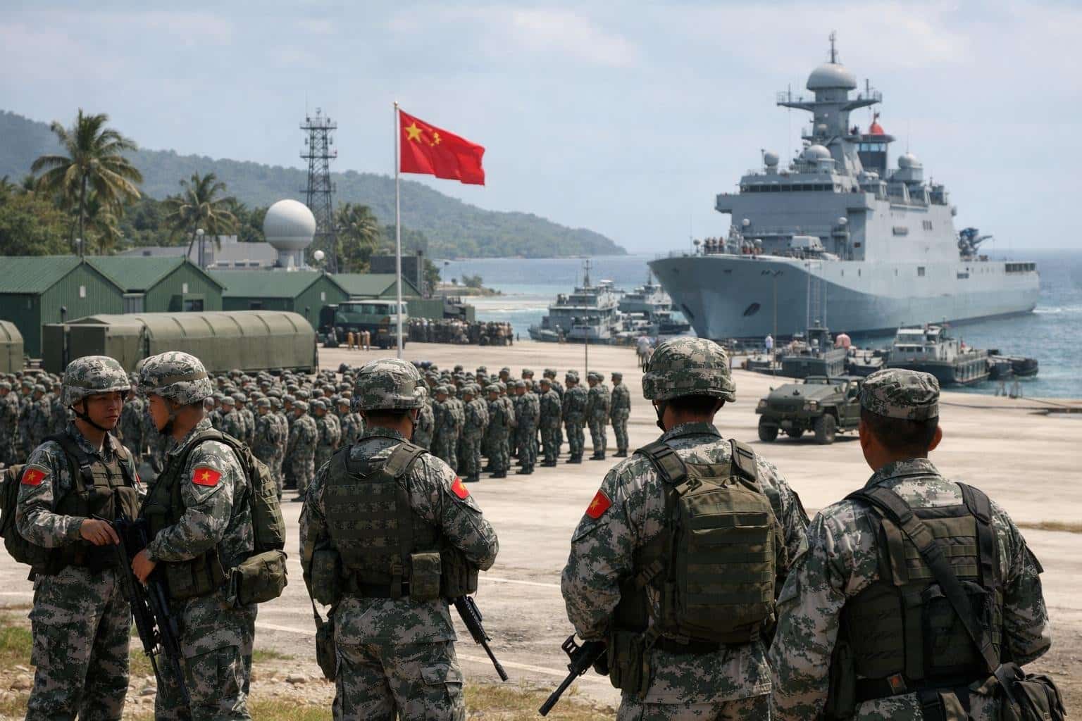 China eröffnet seine erste Übersee-Militärbasis im Pazifik und stationiert dort dauerhaft 3000 Soldaten