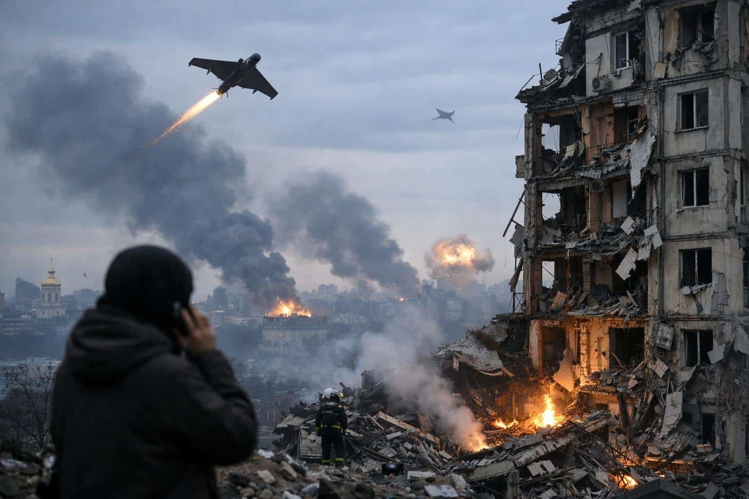 Ukraine: Russland startet massivste Drohnenoffensive seit Kriegsbeginn auf Kiew und Charkiw