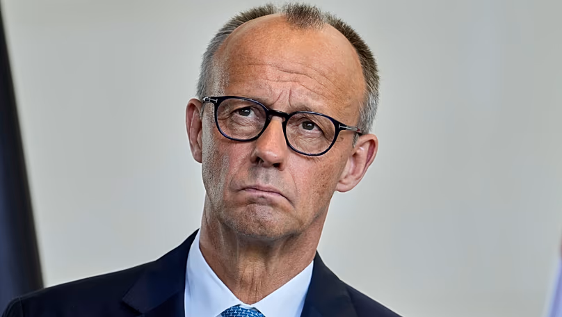 German Chancellor Friedrich Merz attends a press conference in Berlin, 3 July, 2026