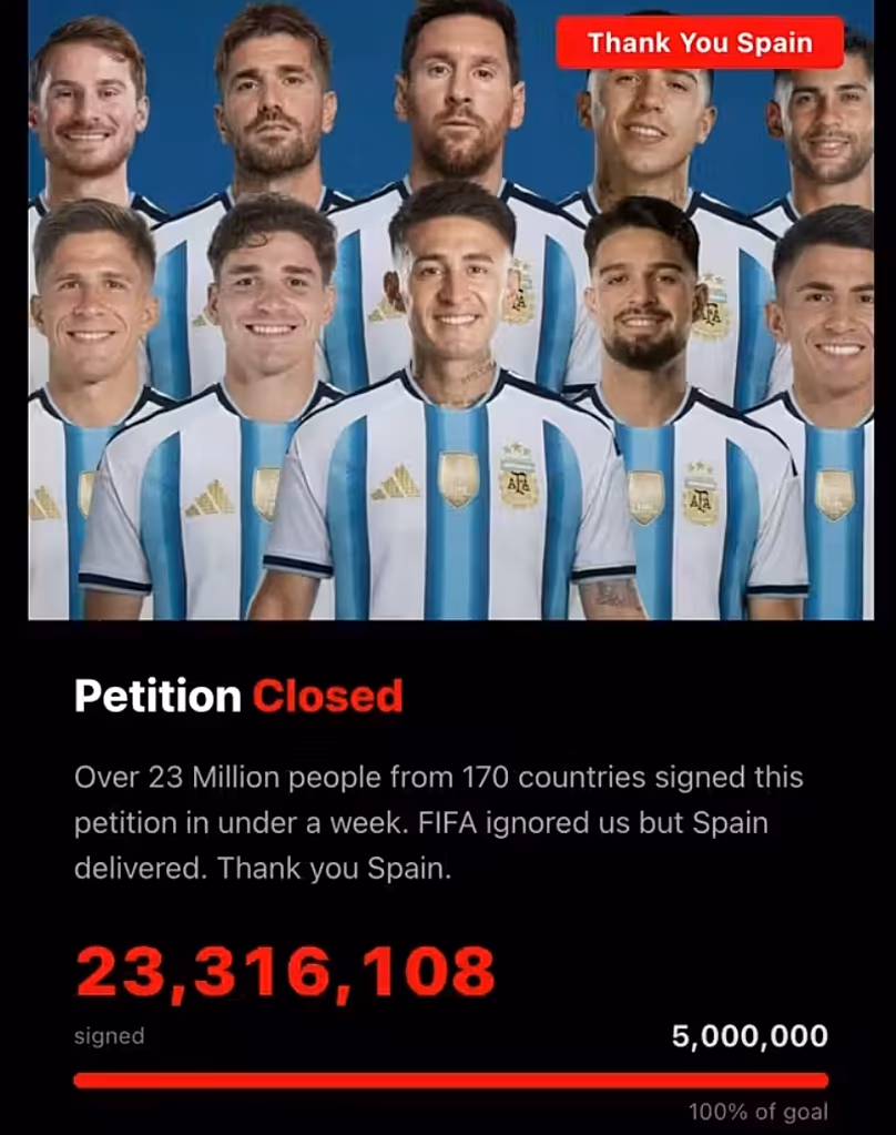 The petition that nearly broke a World Record