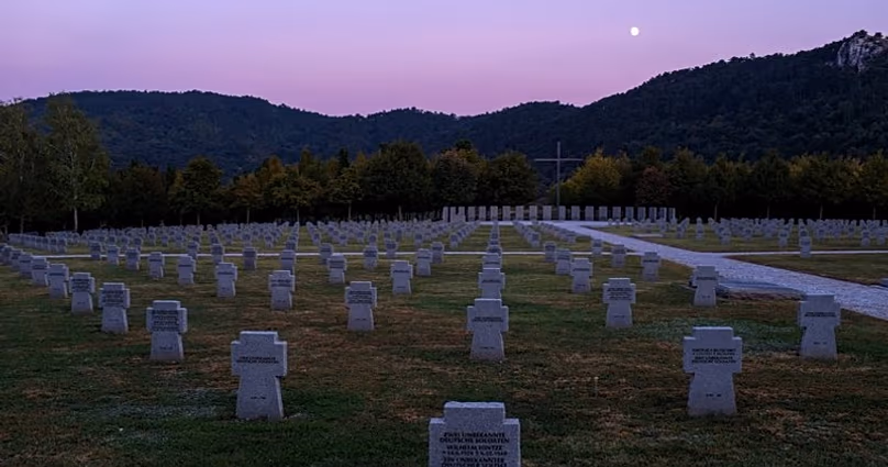 The remains of the two Wehrmacht soldiers will be buried at the Budaörs war cemetery near Budapest.