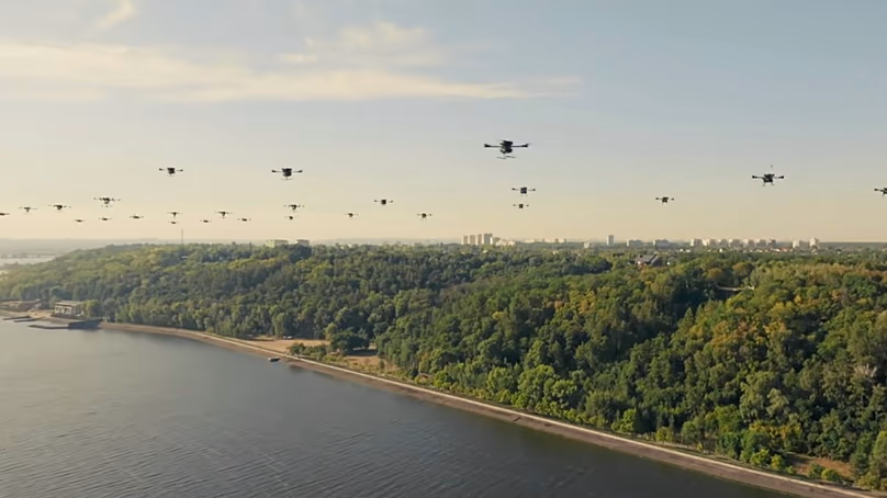 Reconnaissance and strike UAVs in Kyiv